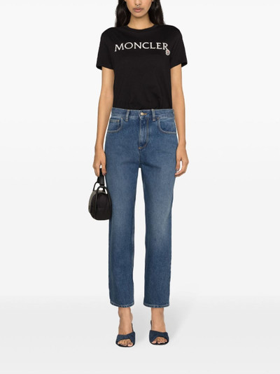 Moncler mid-rise straight jeans outlook