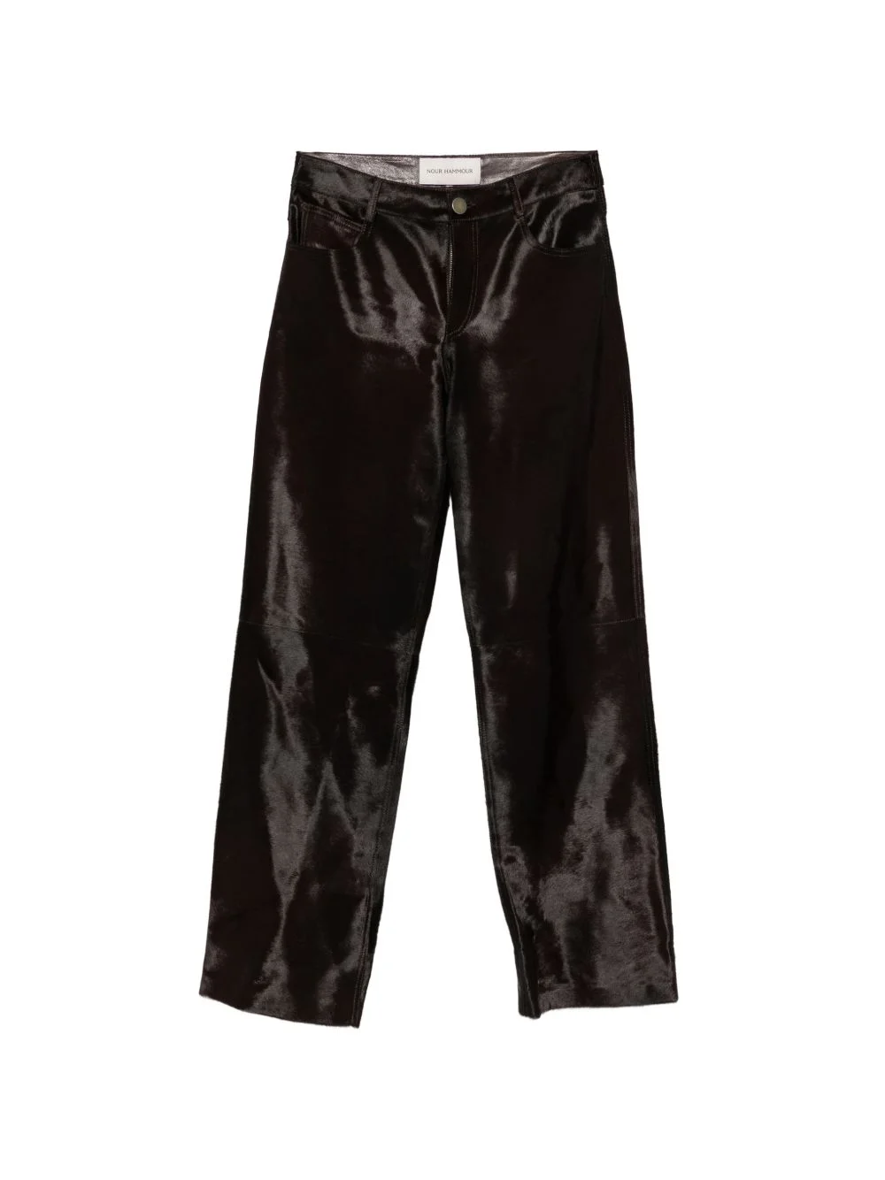 Kitty straight-leg trousers - 1