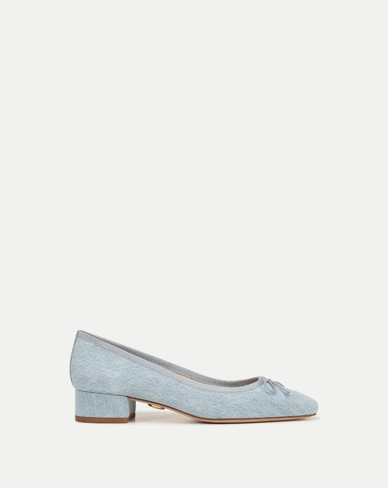 CECILE DENIM BALLET PUMP 1