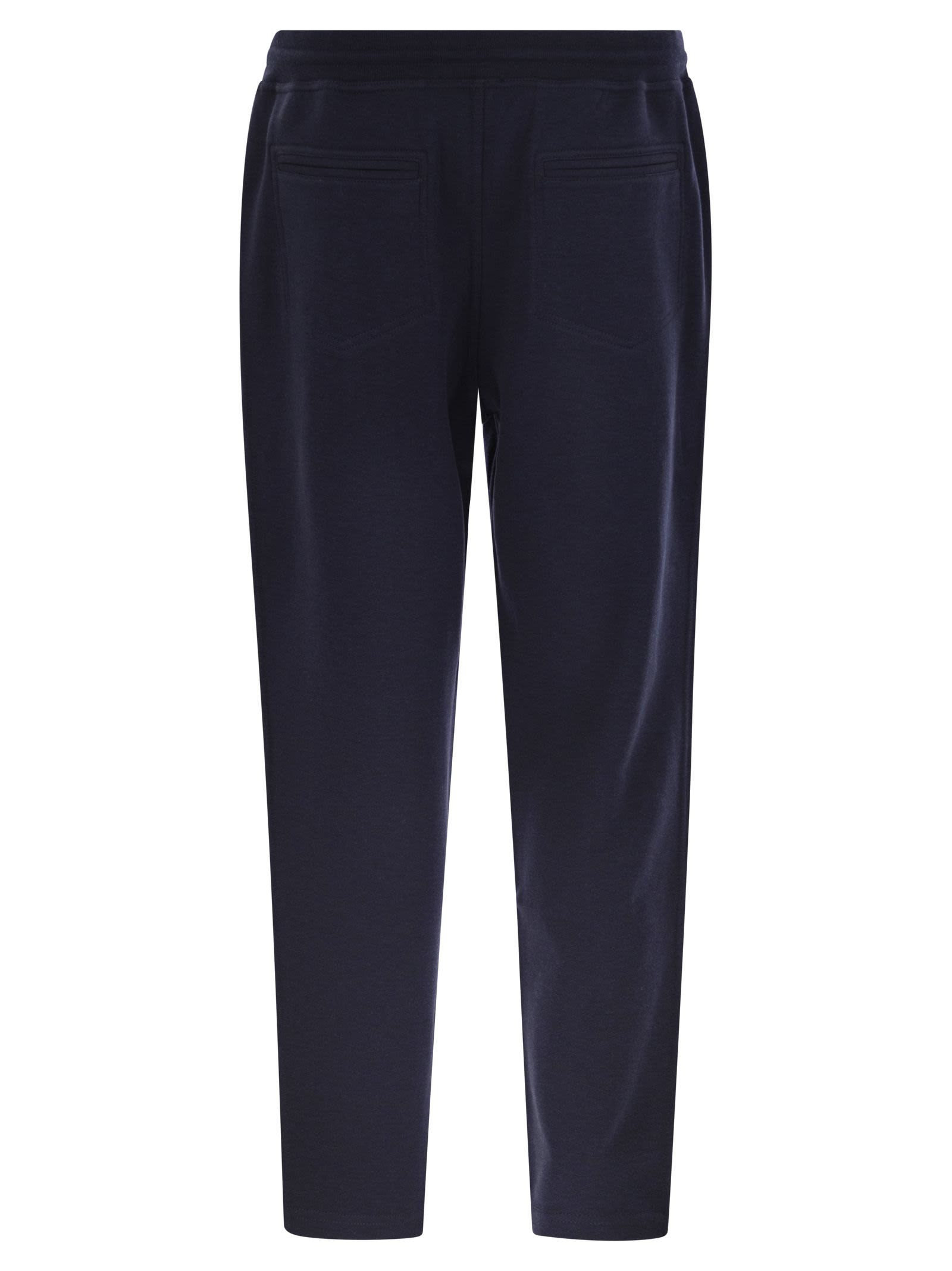 Brunello Cucinelli Men Sporty Trousers In Cashmere Blend - 2
