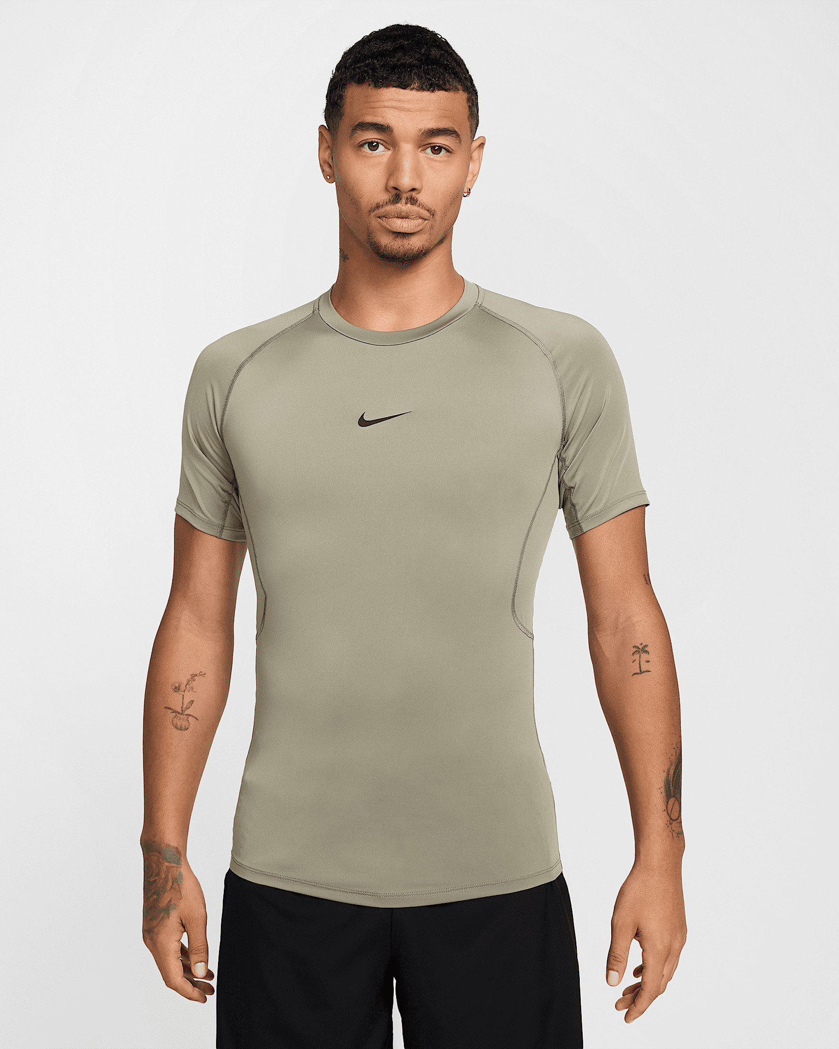 Nike Pro Men's Dri-FIT Tight Short-Sleeve Fitness Top - 1