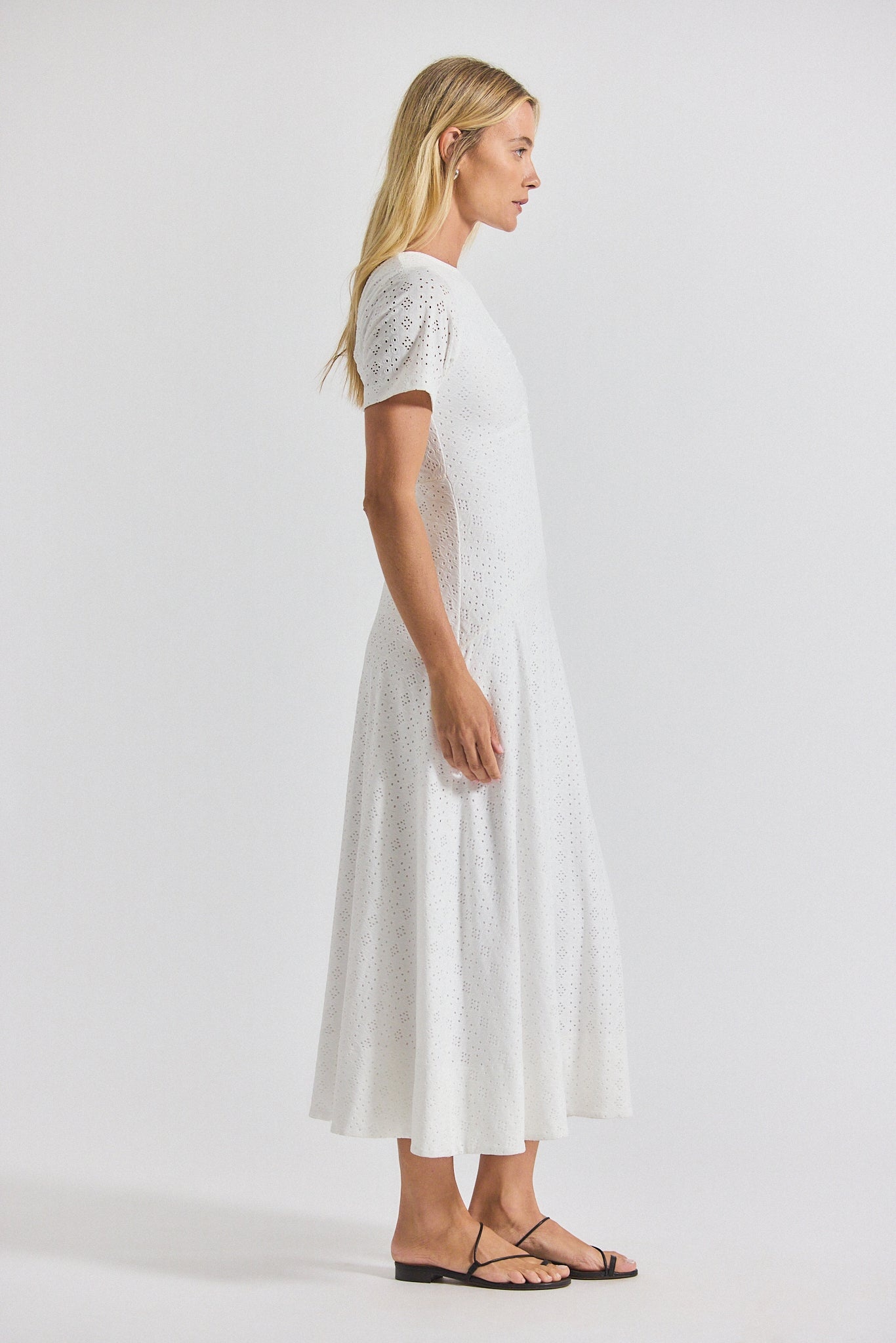 OLYMPIA RUCHED FRONT MAXI DRESS - 5