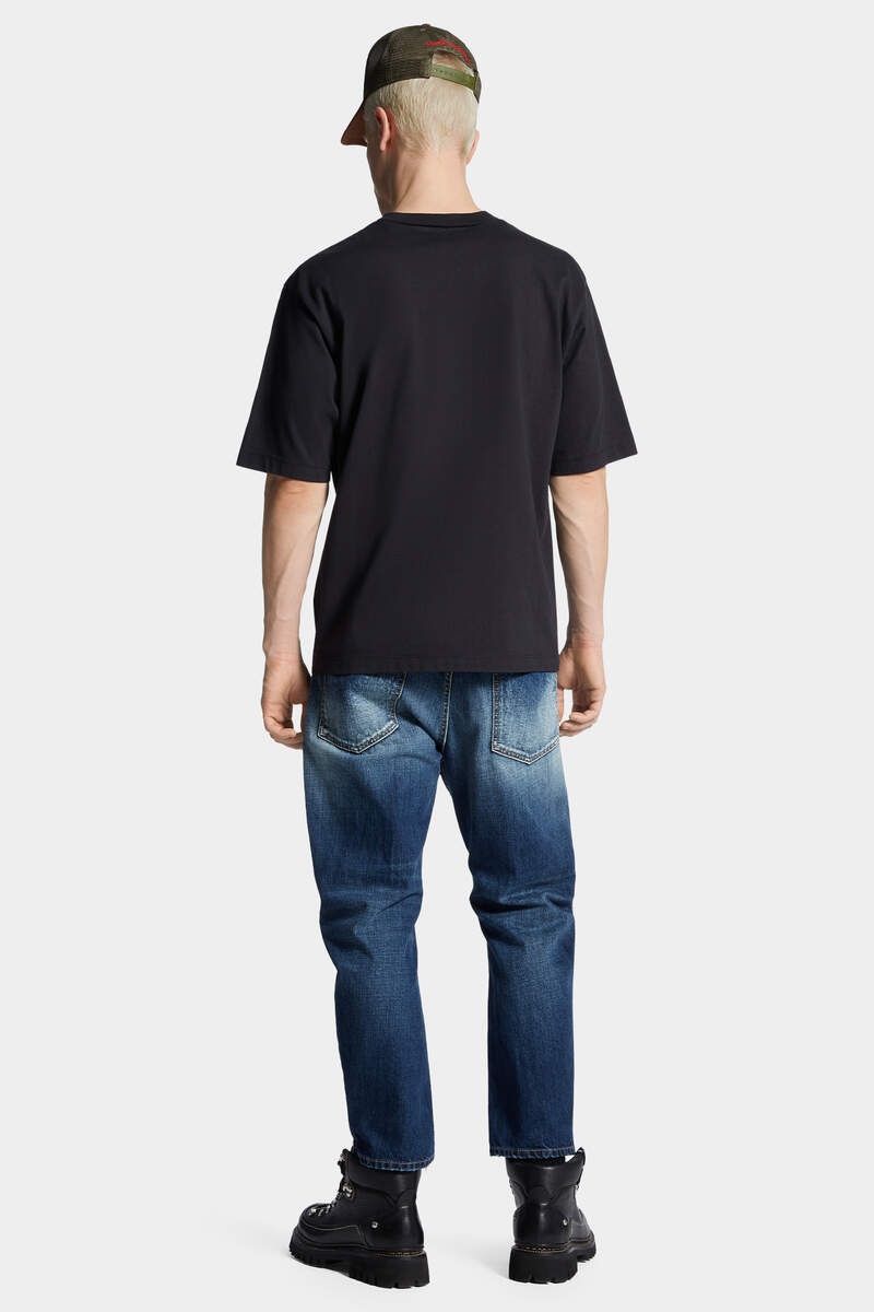 MEDIUM FRADED WASH BRO JEANS - 4