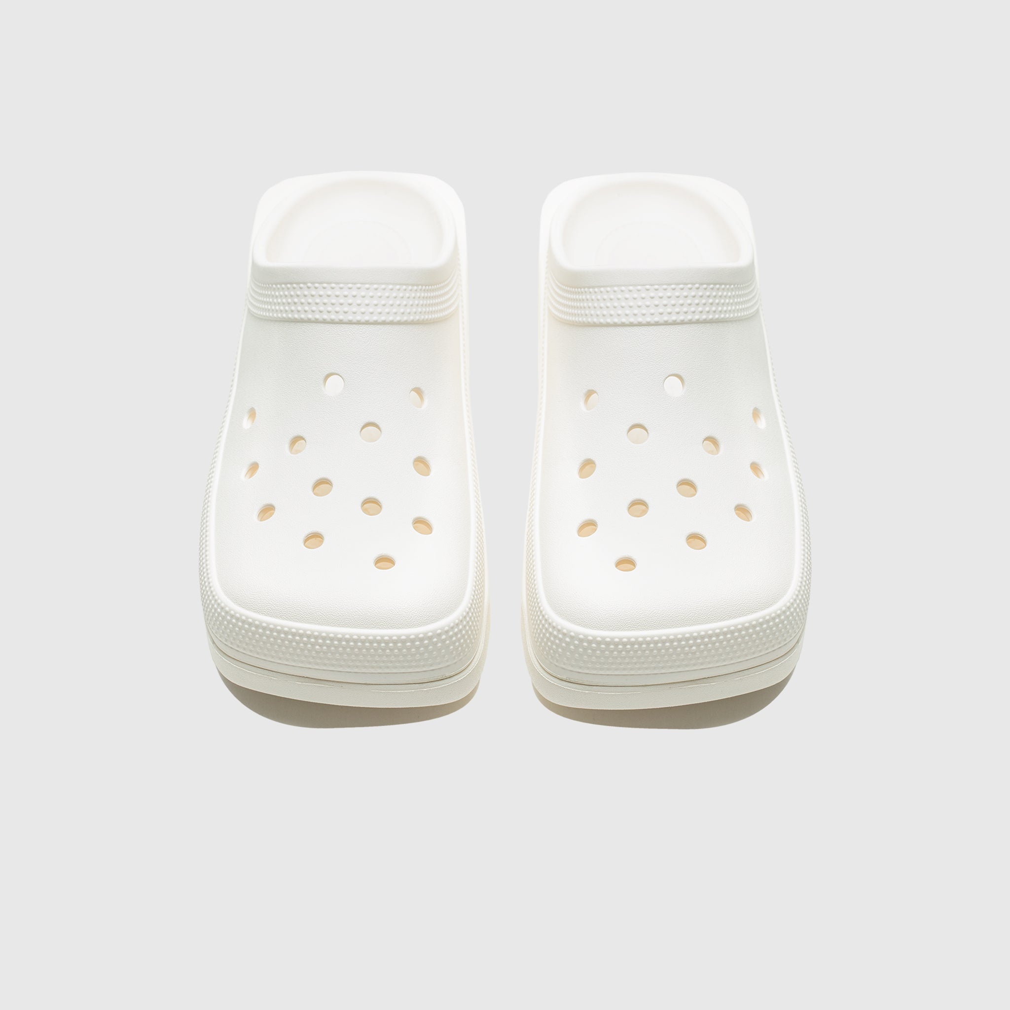 CLASSIC BLUNT TOE CLOG "CHALK" - 3