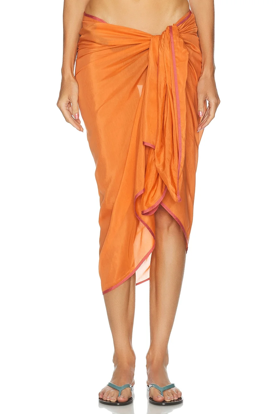 The Silk Cotton Sheer Pareo - 1