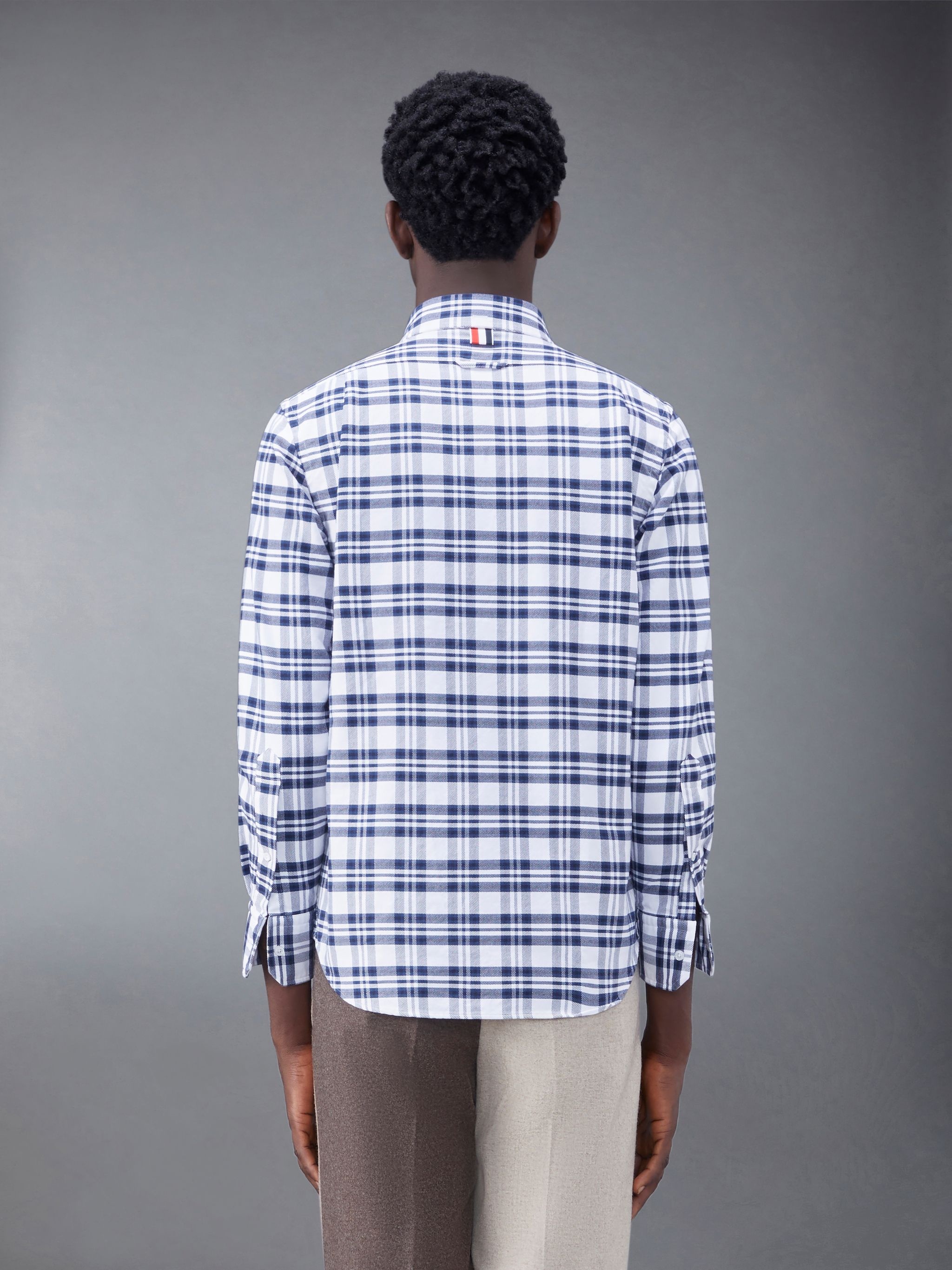 Prince of Wales Cotton Twill Check Straight Fit Shirt - 3