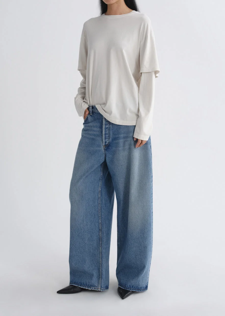 LOIS TEE IN BONE - 1