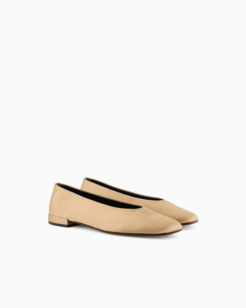 GIORGIO ARMANI X 10 CORSO COMO SATIN BALLERINAS 2