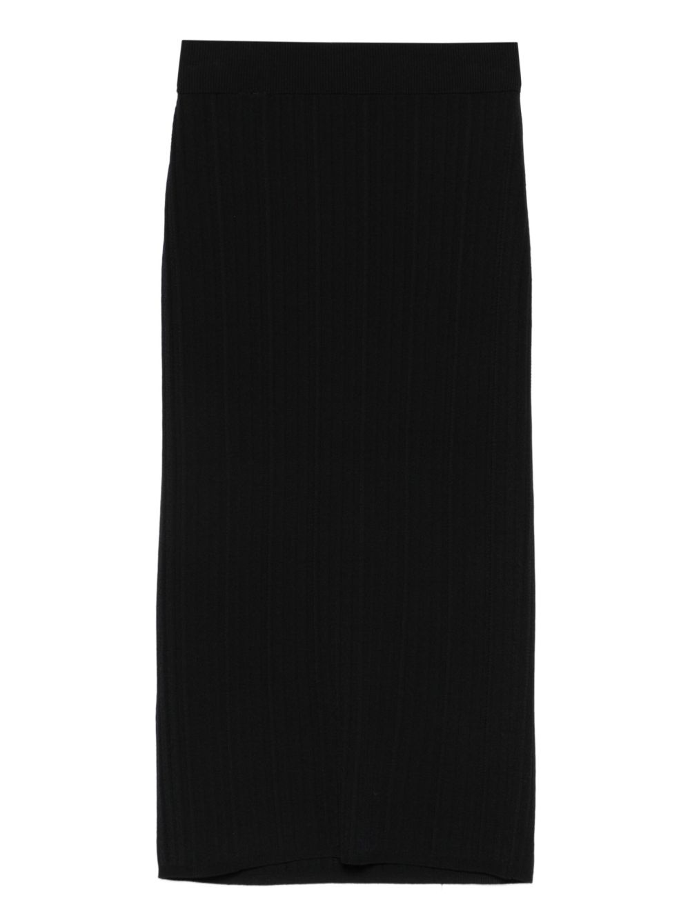 ribbed pencil skirt - 2