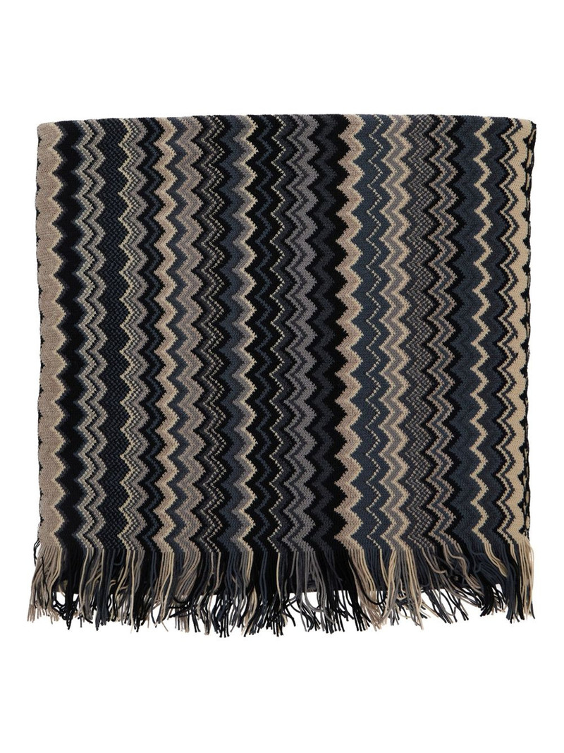 Missoni zigzag fringed scarf outlook