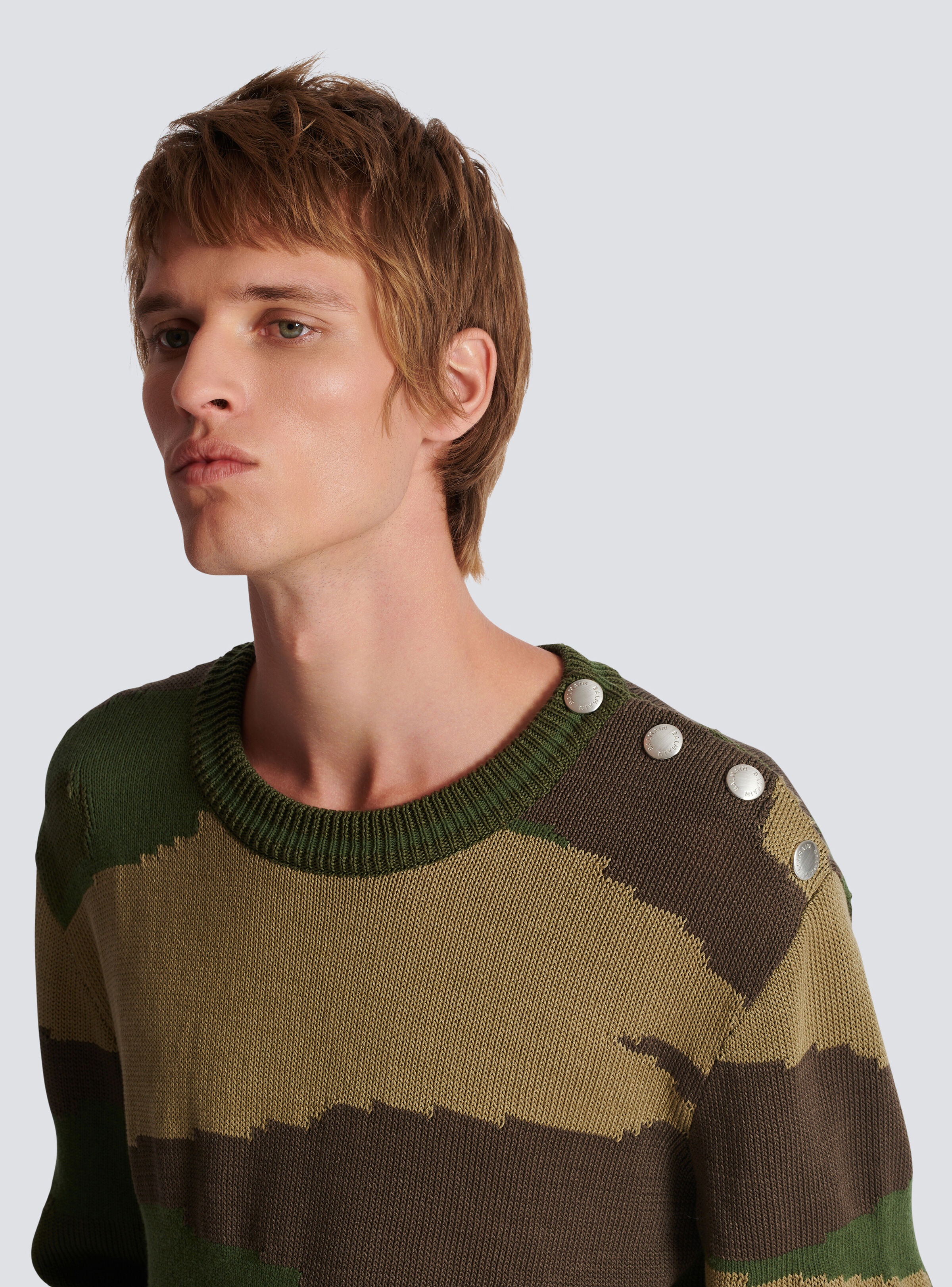 Wool camouflage jumper - 7