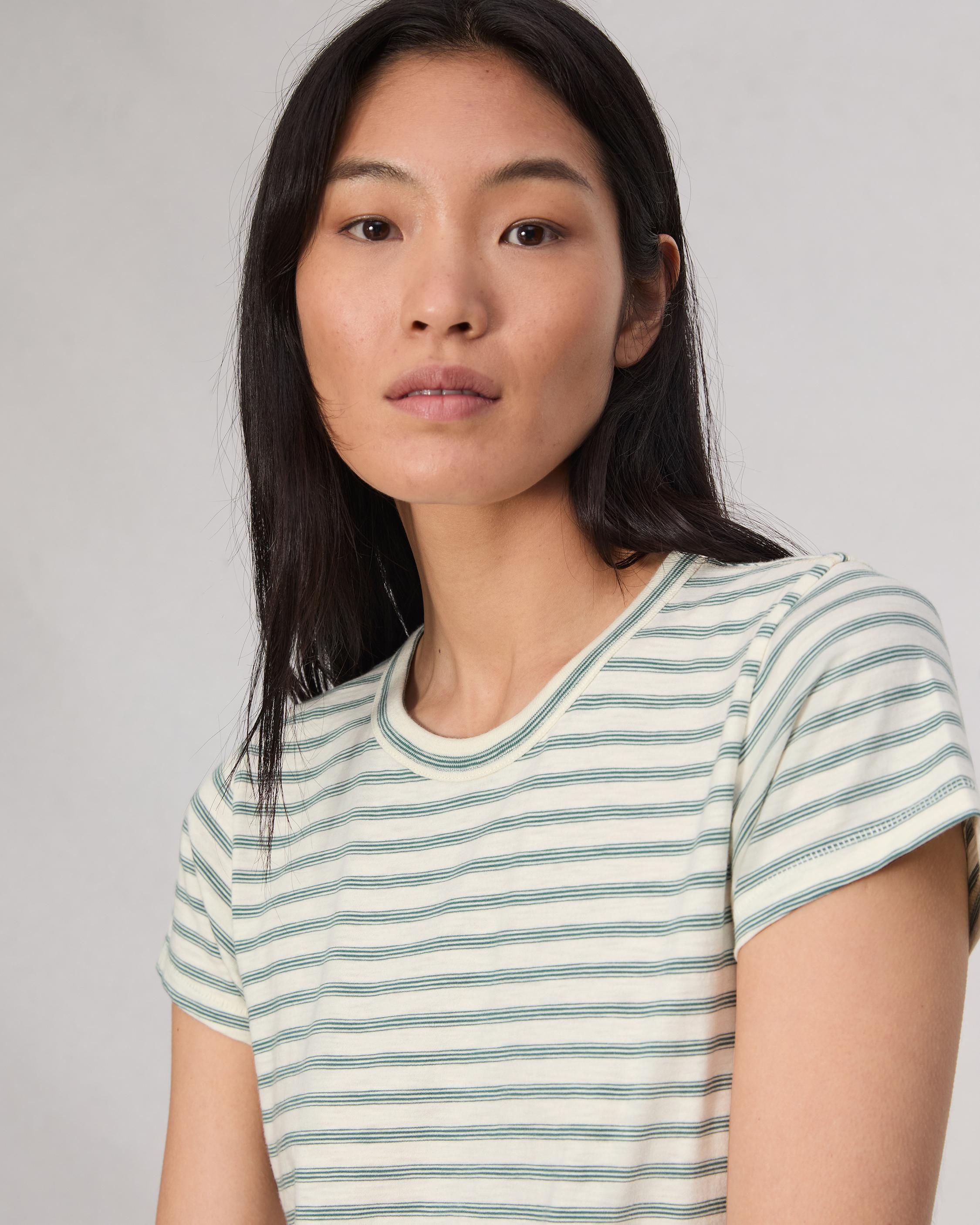 The Slub Striped Tee - 6