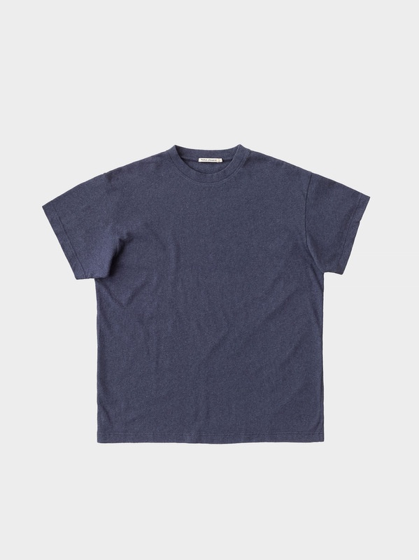 Milton Recycled Tee  Bluemelange - 1