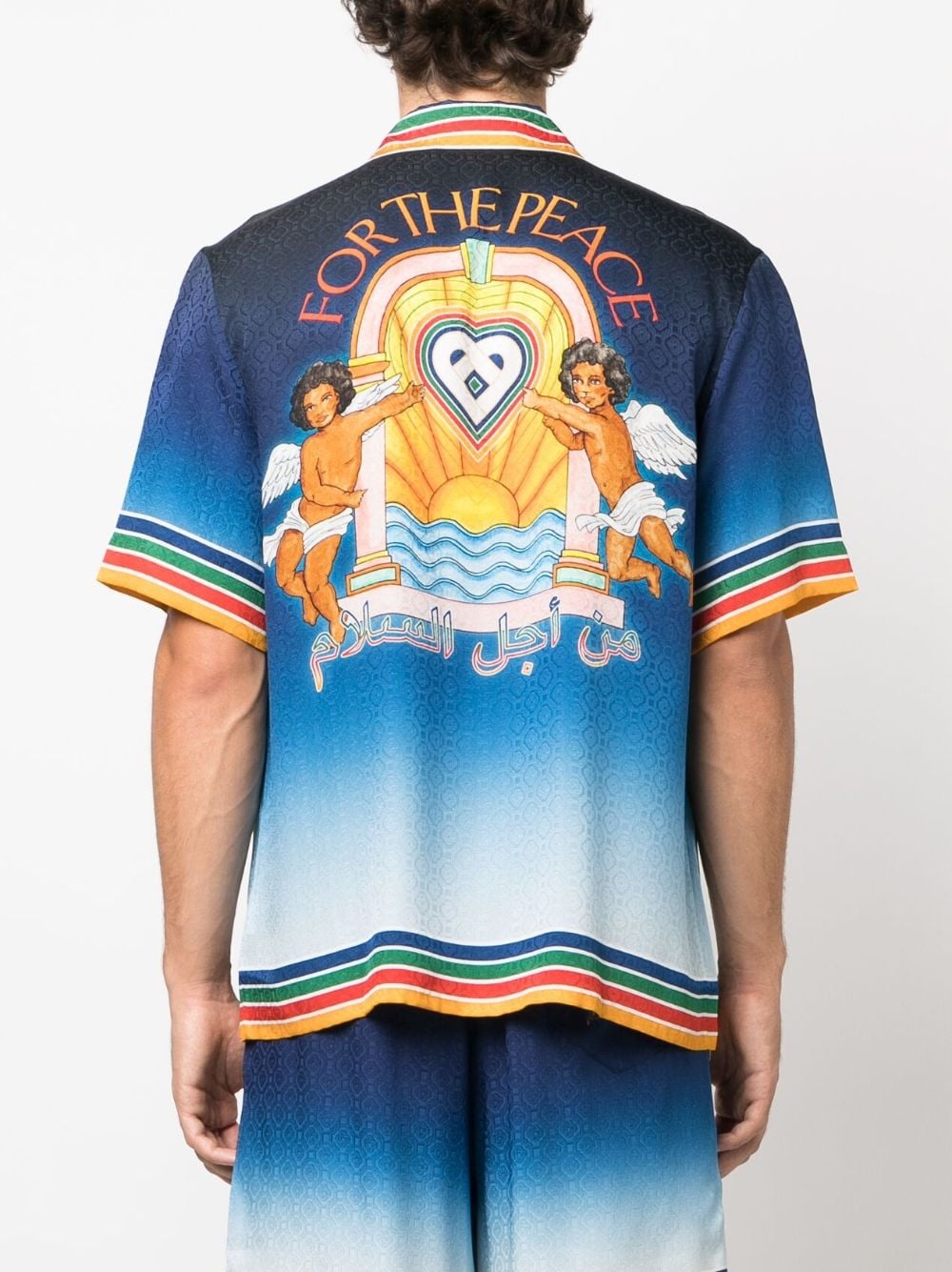 For The Peace-print shirt - 4