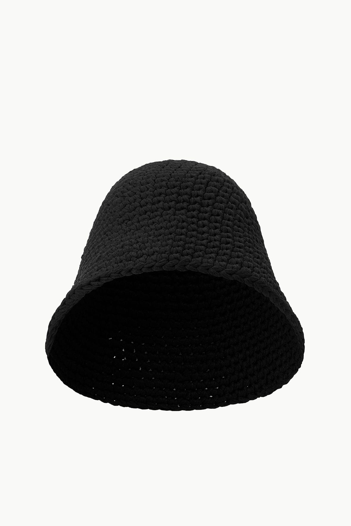 STAUD CROCHET HAT BLACK - 3