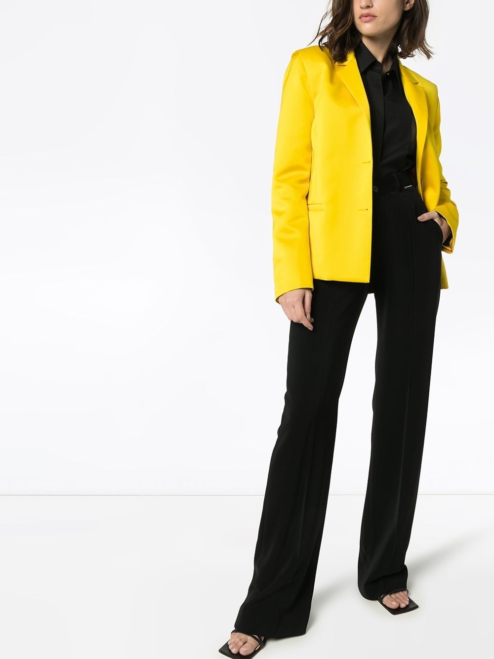 Mikado single-breasted blazer - 2