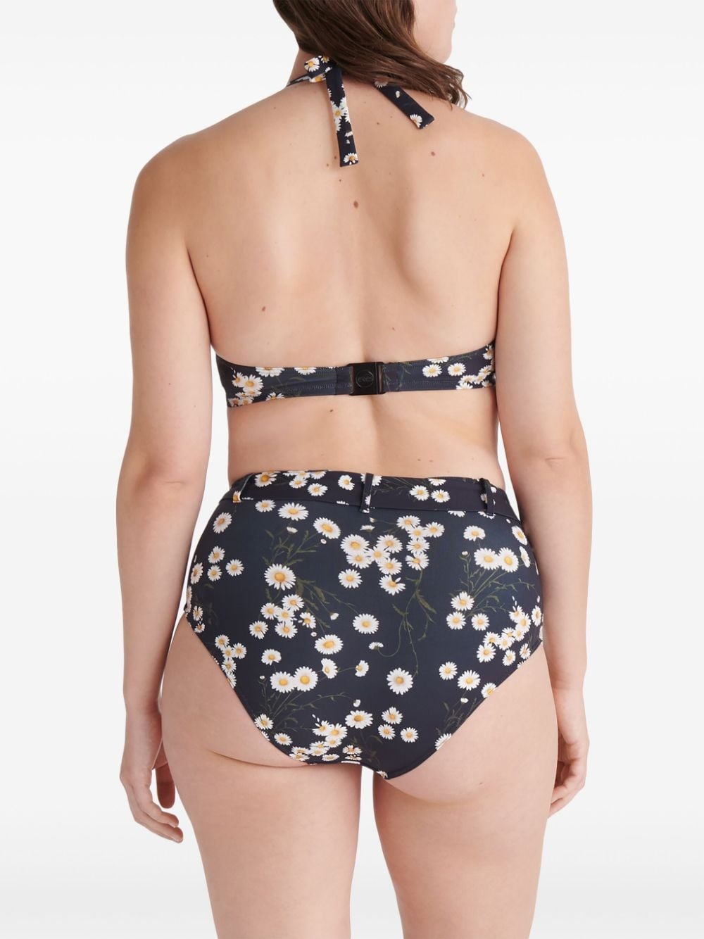 Discret high-waisted bikini bottoms - 5