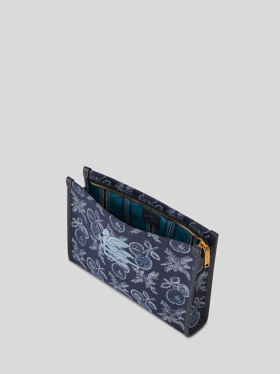 LARGE JACQUARD POUCH WITH APPLES - 4