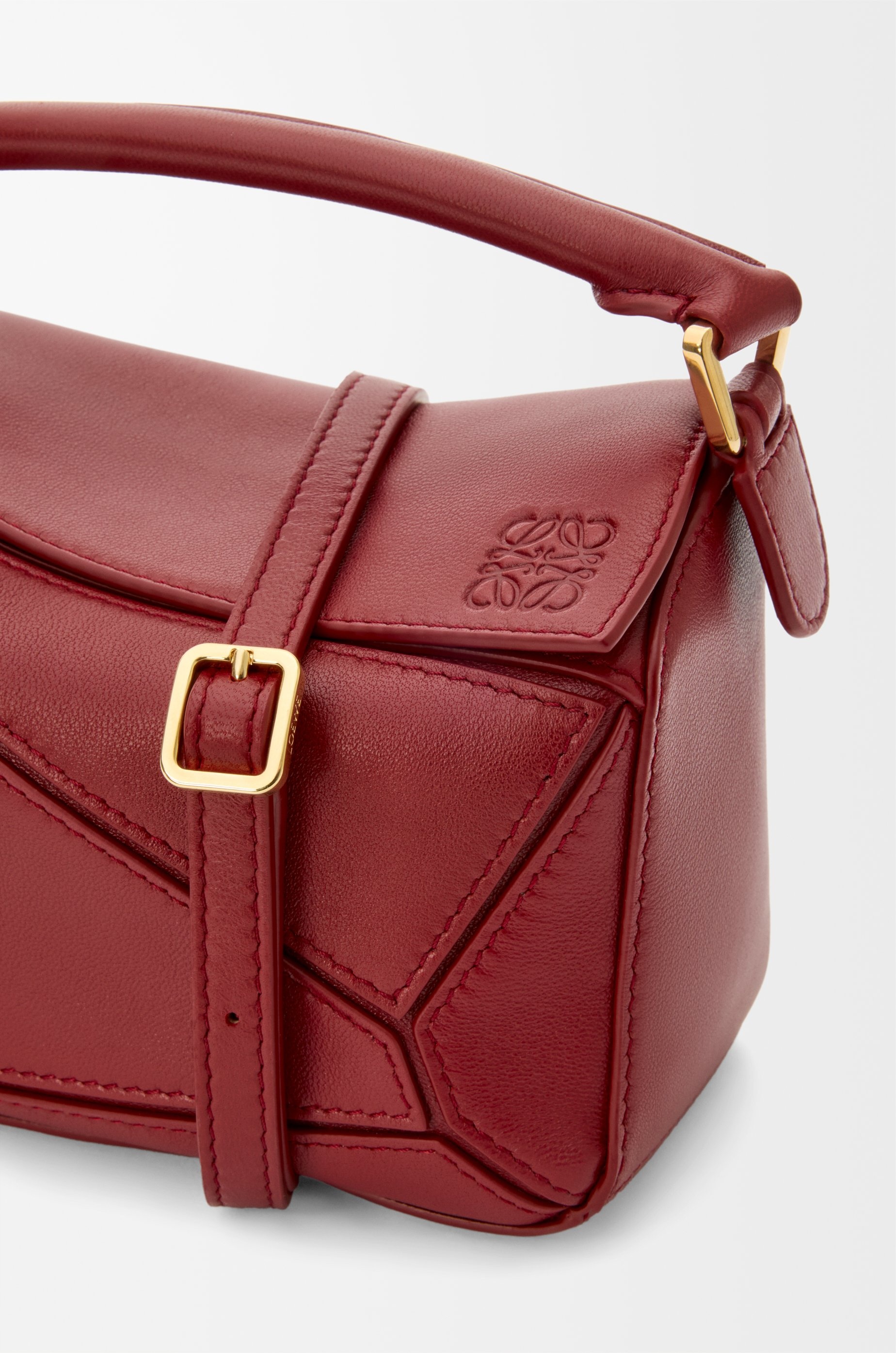 Mini Featherlight Puzzle bag in nappa lambskin - 14
