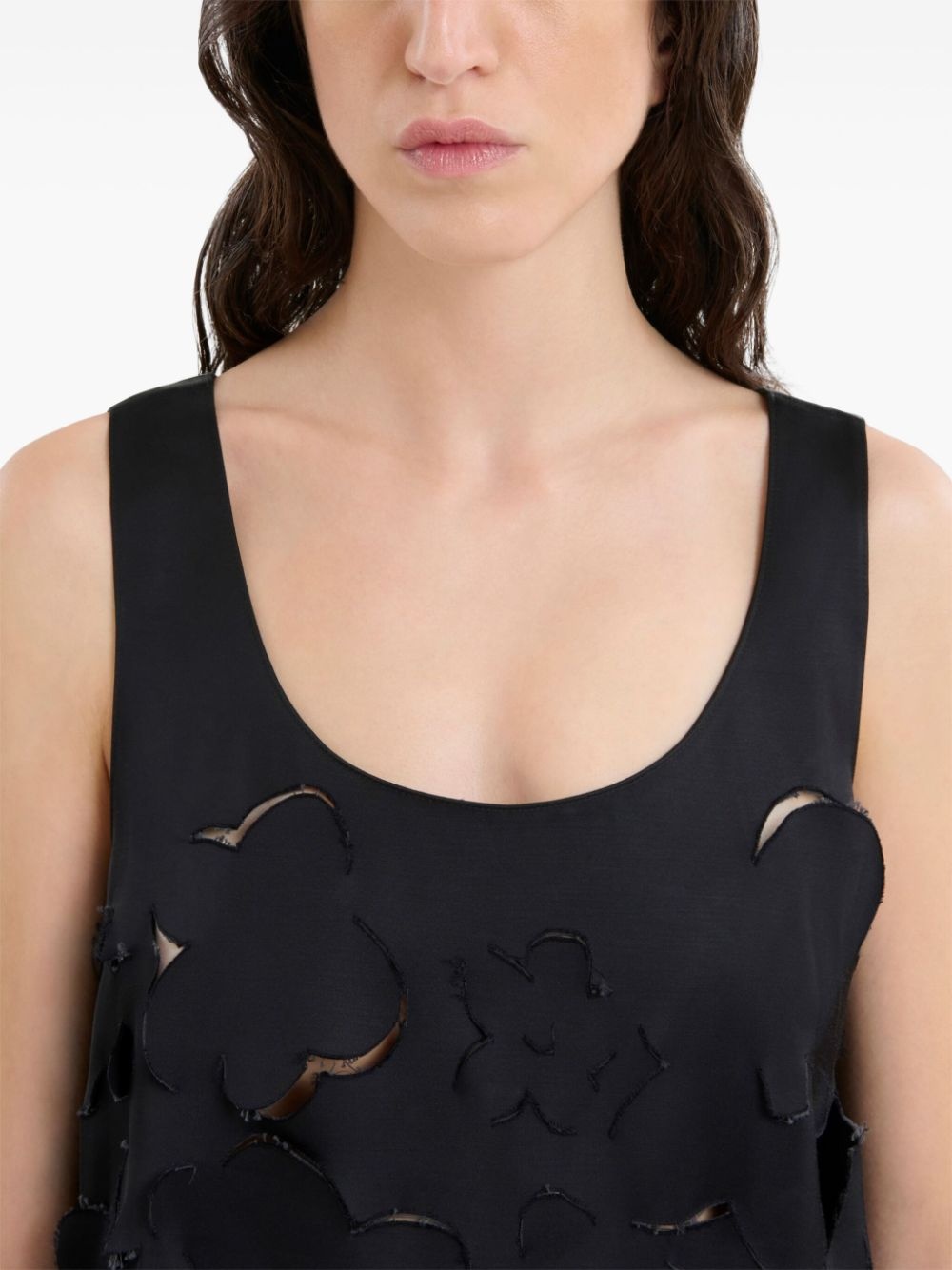 textured-finish mini dress - 5