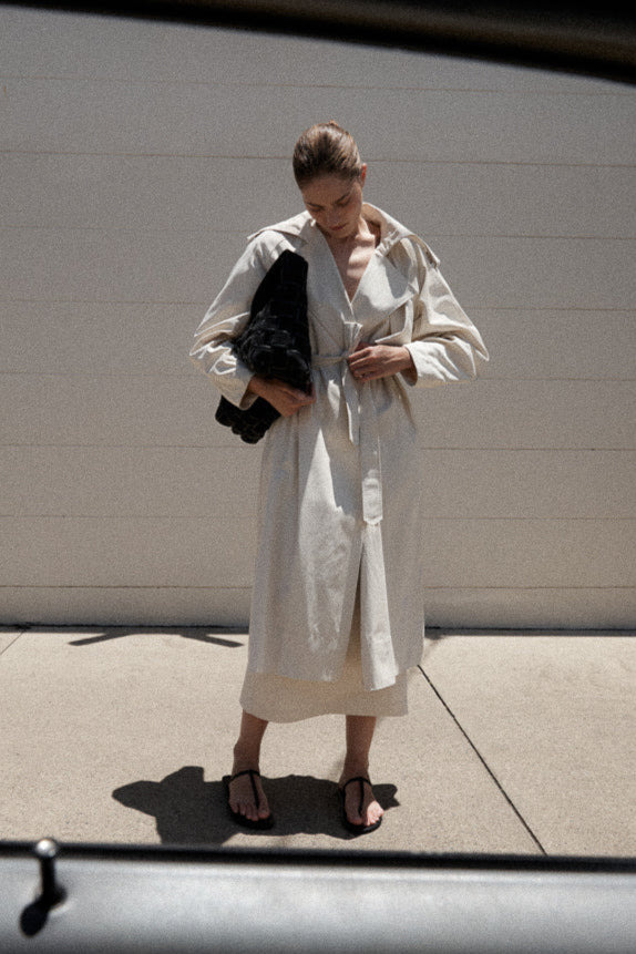 Relaxed Trench - Putty - 10