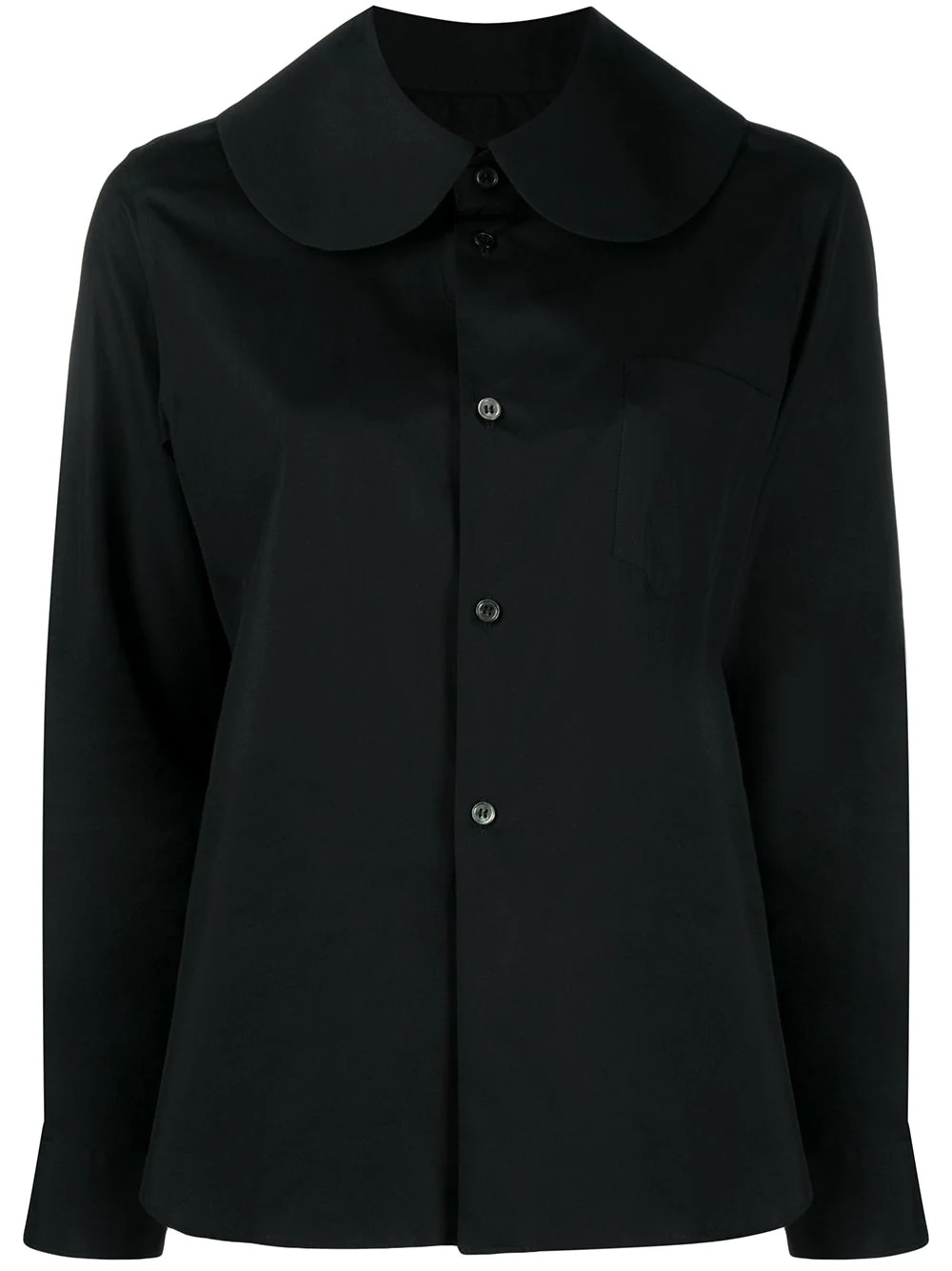 bib collar shirt - 1