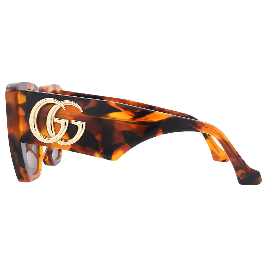 Gucci Brown Geometric Ladies Sunglasses GG0956S 007 54 - 4