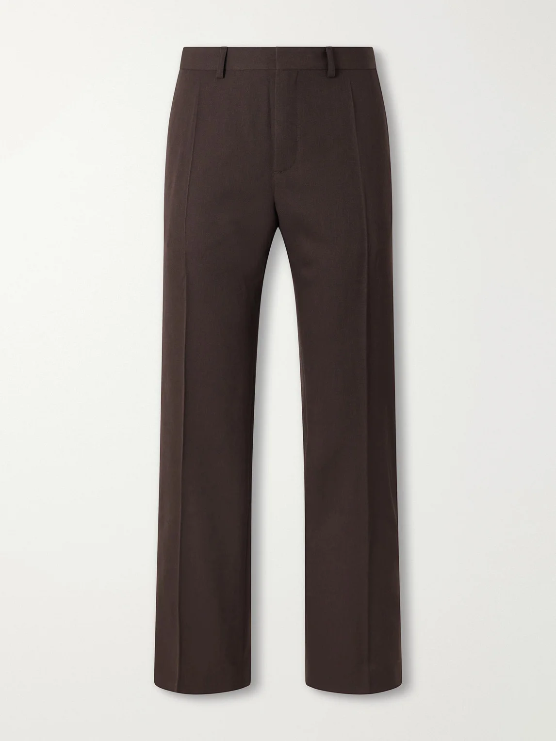 Wide-Leg Virgin Wool Suit Trousers - 1