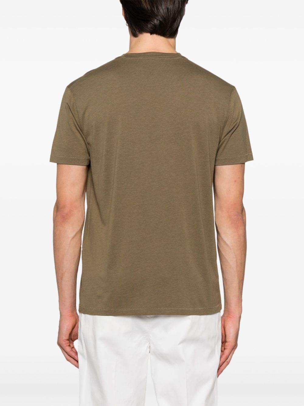 Tom Ford Men Lyocell And Cotton Regular Fit T-Shirt - 8