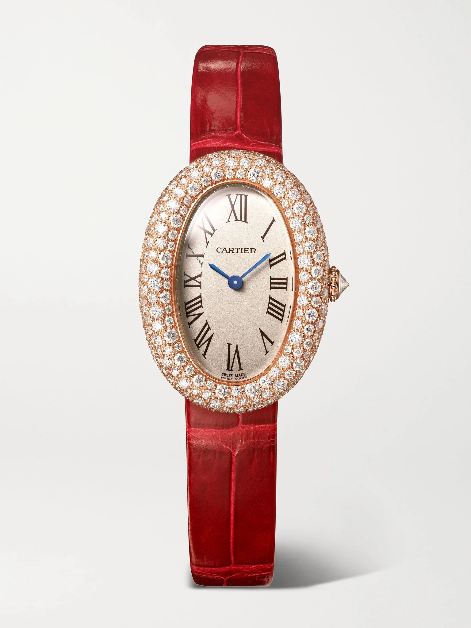 Baignoire medium 18-karat rose gold diamond watch Gold - 1