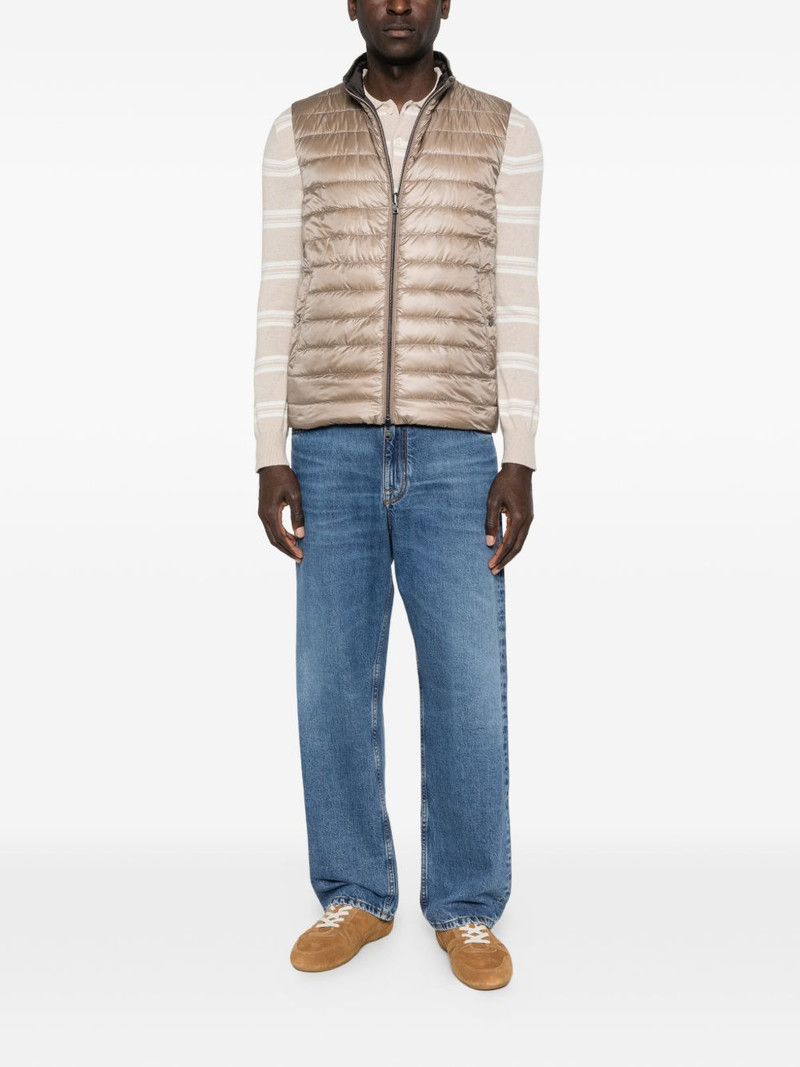 Herno zip-up reversible gilet outlook