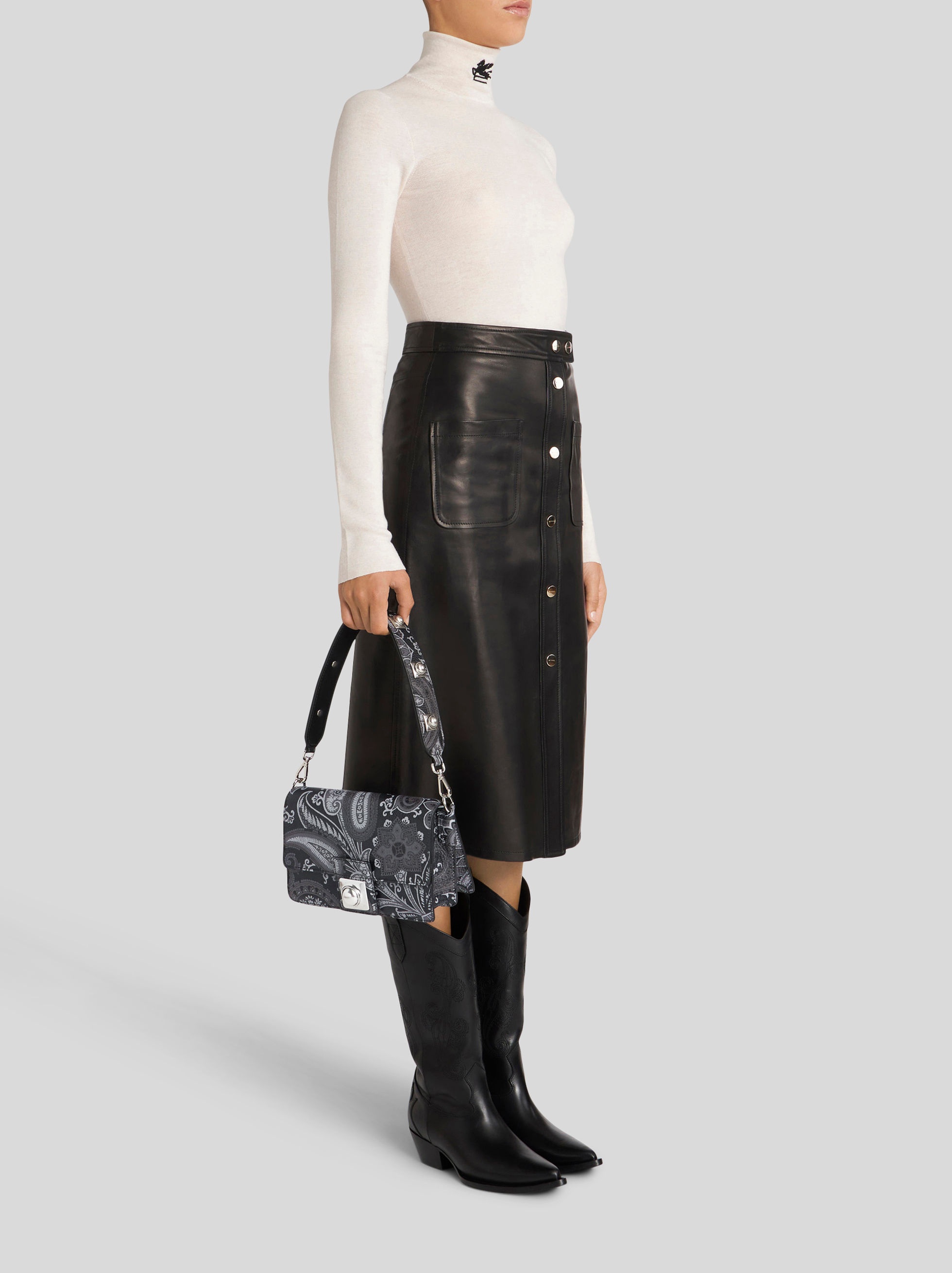 CROWN ME PAISLEY SHOULDER BAG - 2