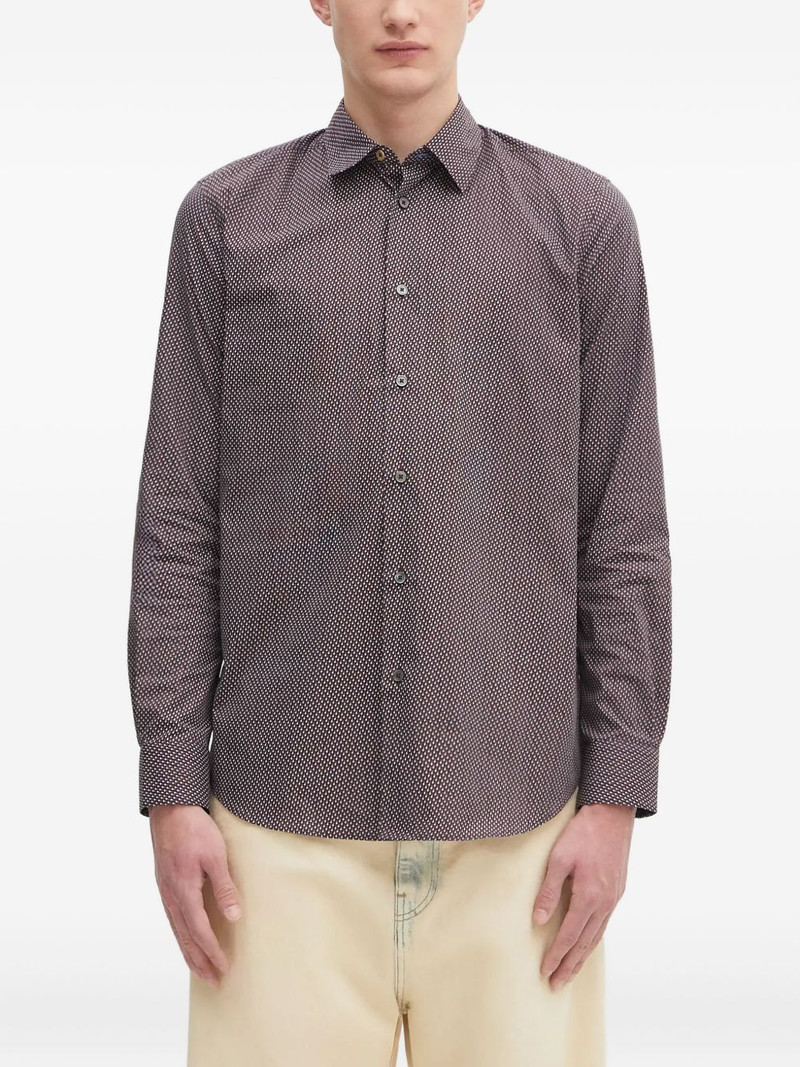 geometric-print shirt 1