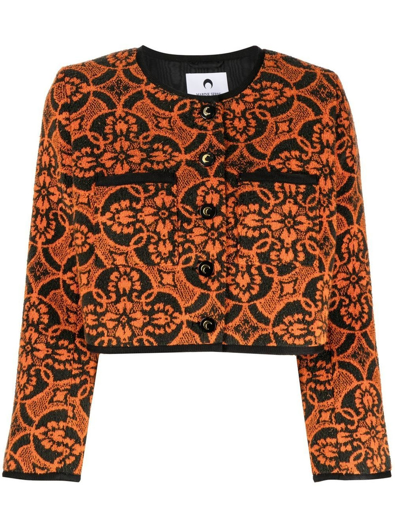 Oriental Towels cropped jacket 1