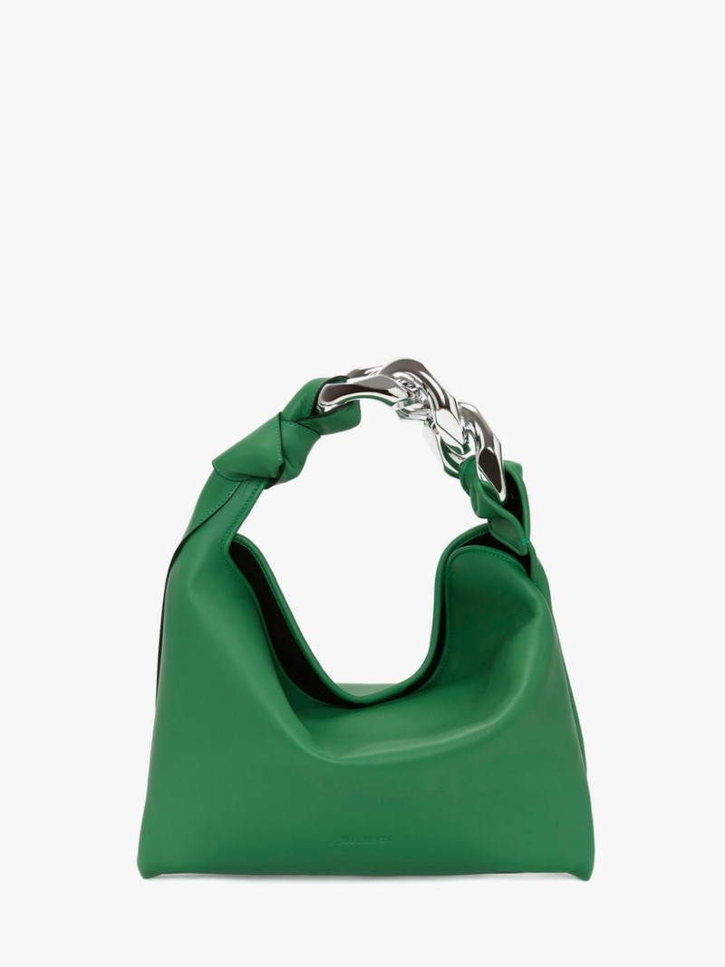 SMALL CHAIN HOBO - LEATHER SHOULDER BAG 1