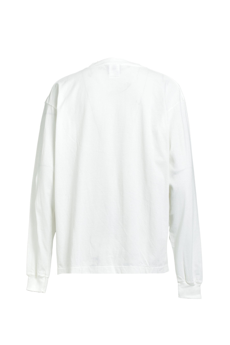 SAINT M×××××× LS TEE/FASHION POLITICS / WHT outlook
