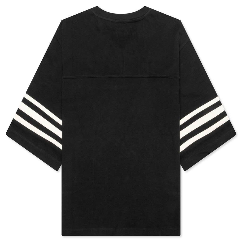 HEAVY COTTON 24 FOOTBALL JERSEY - BLACK - 2