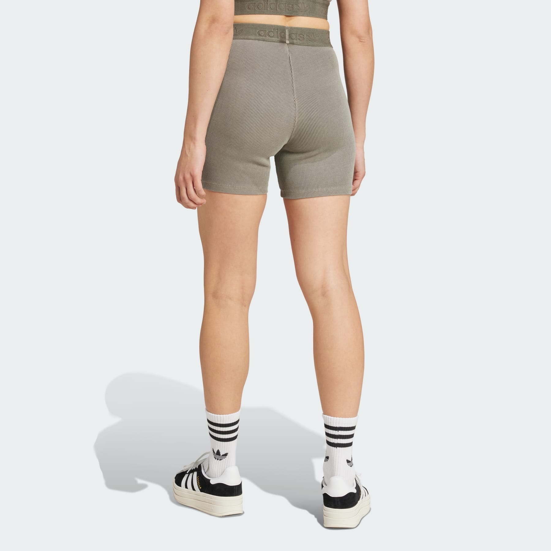 Essentials Rib 1/4 Washed Shorts - 3