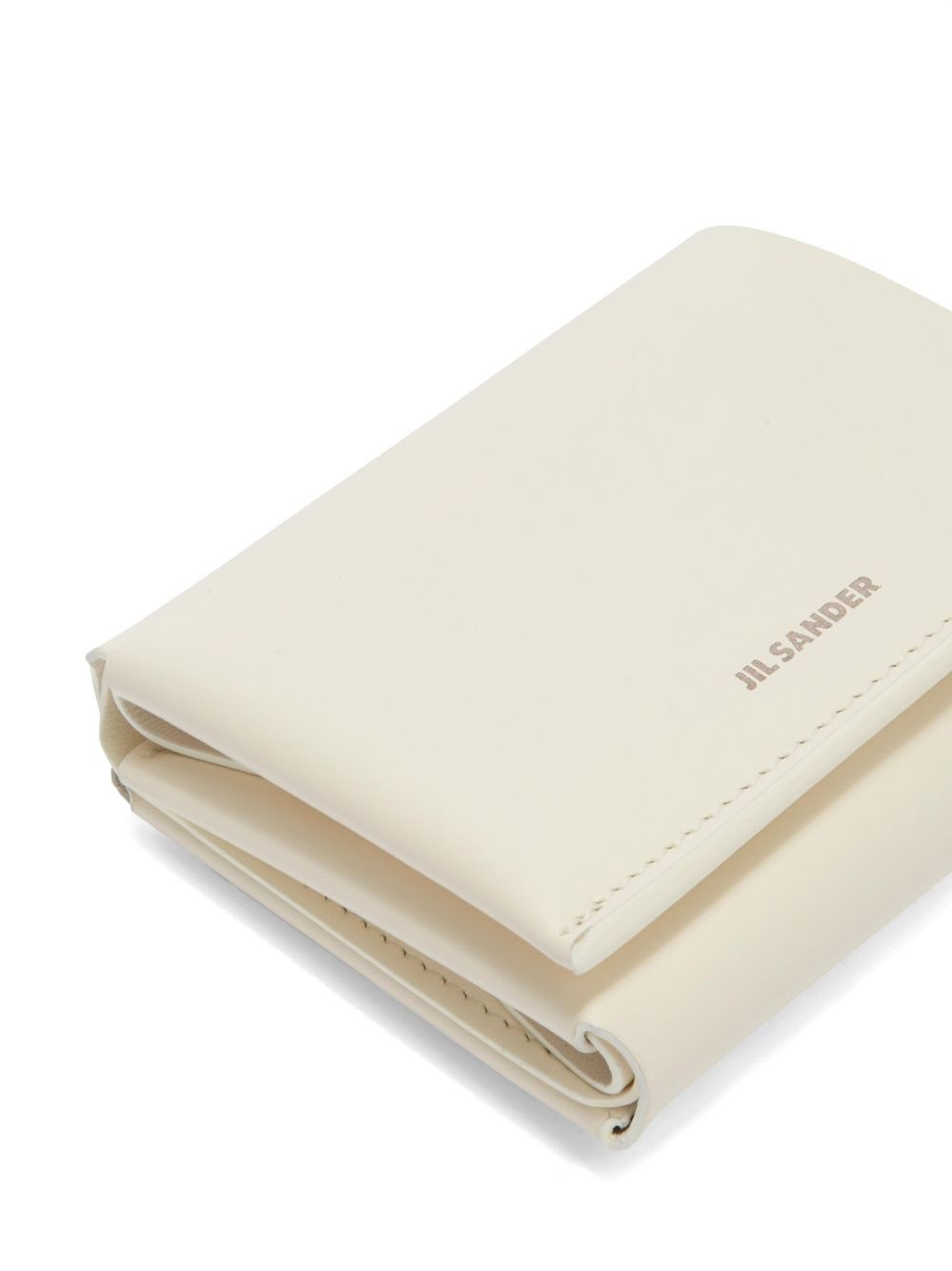 logo-stamp leather wallet - 4