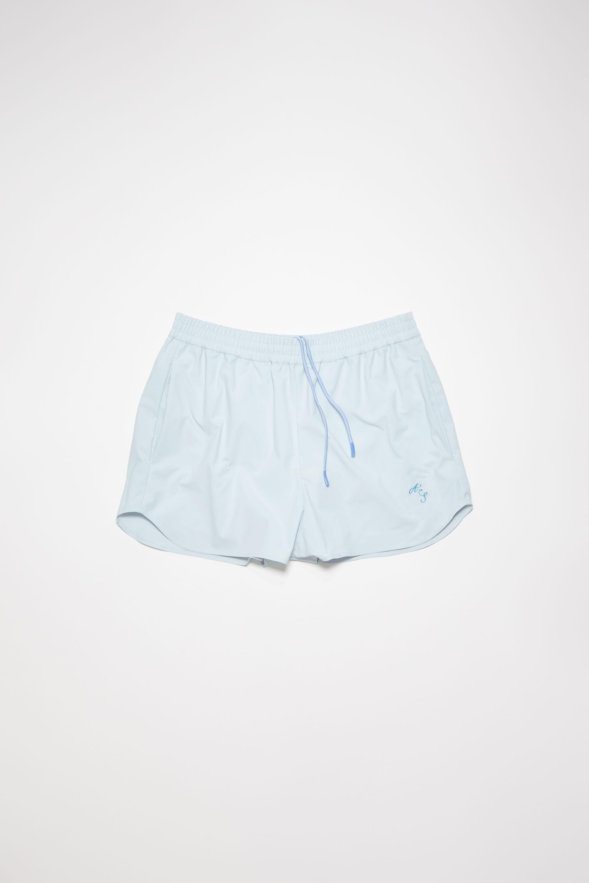 Ripstop swim shorts - Pale blue - 1