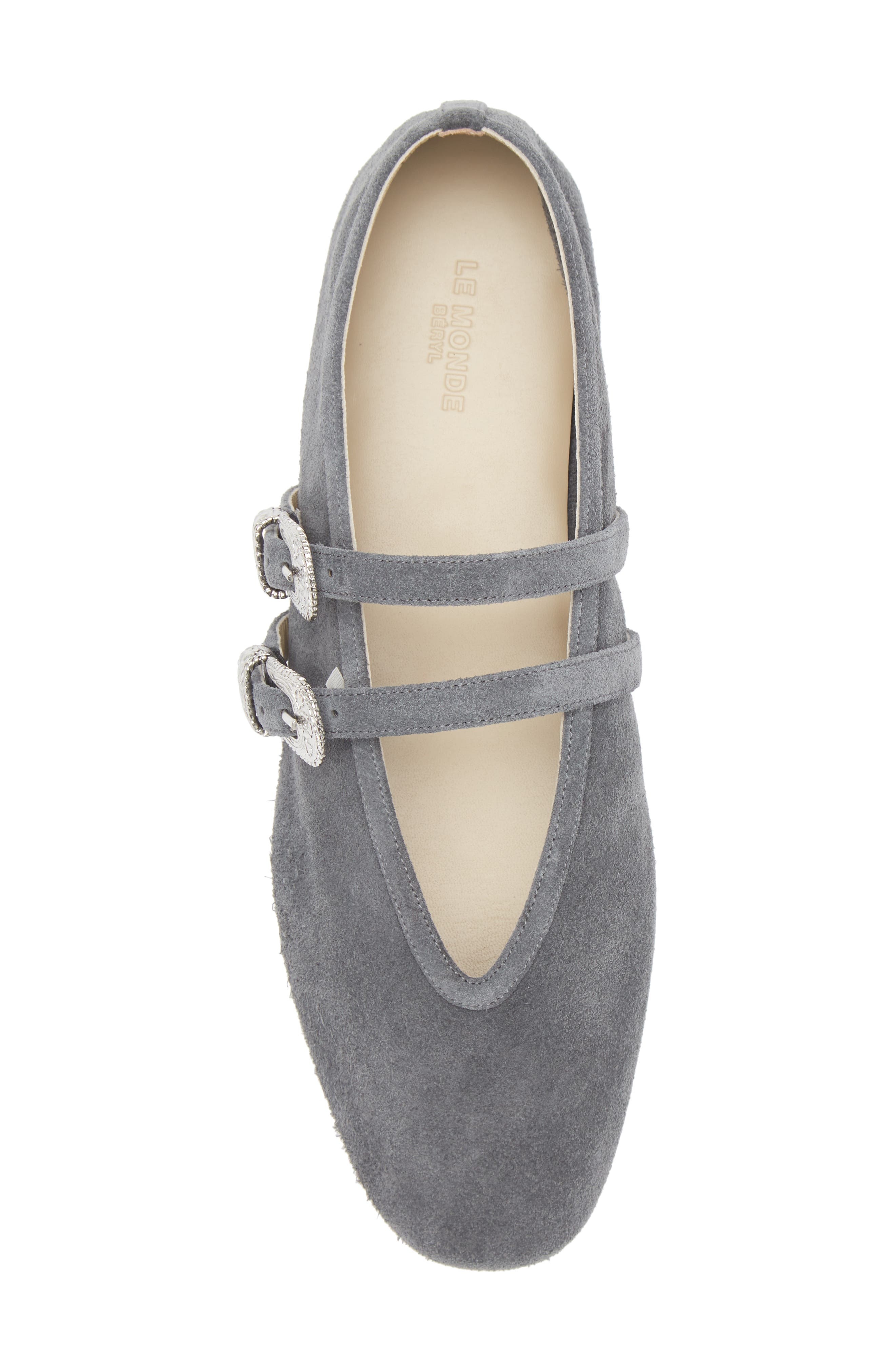 Le Monde Beryl Claudia Ballet Flat in Anthracite at Nordstrom - 5