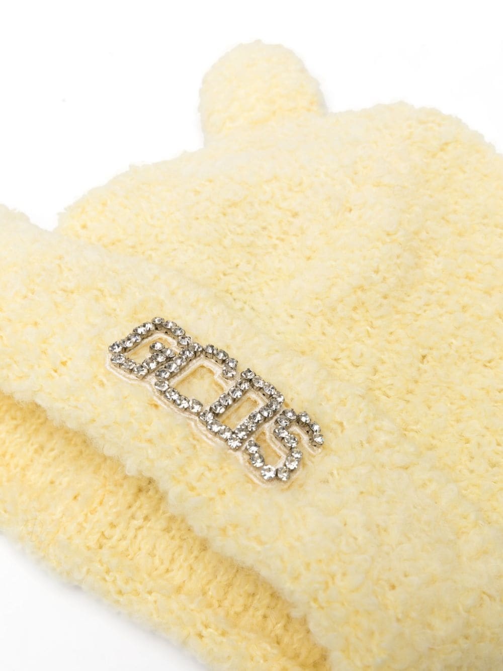 logo-embellished textured beanie - 2