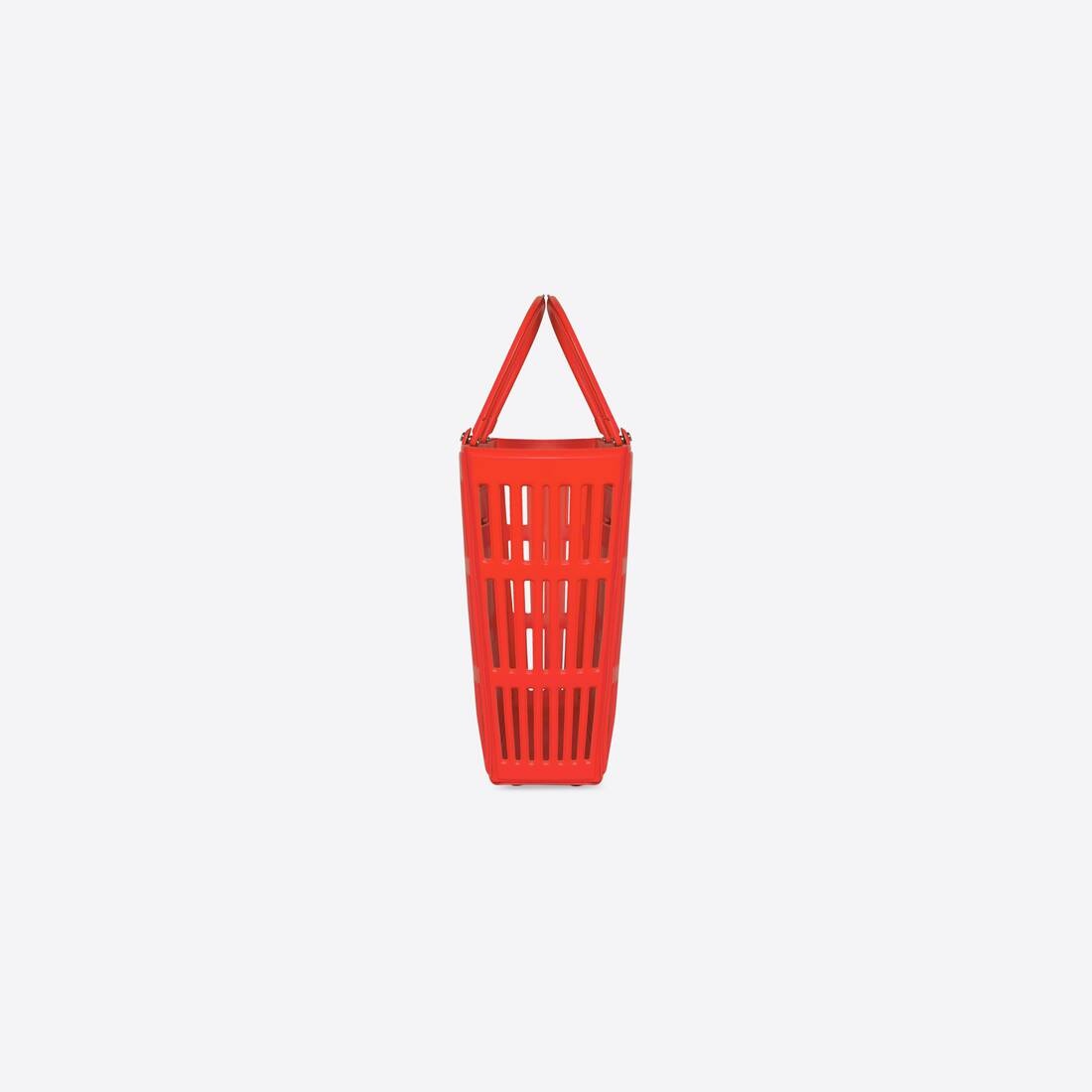 Mag Large Basket Bag in Red - 4