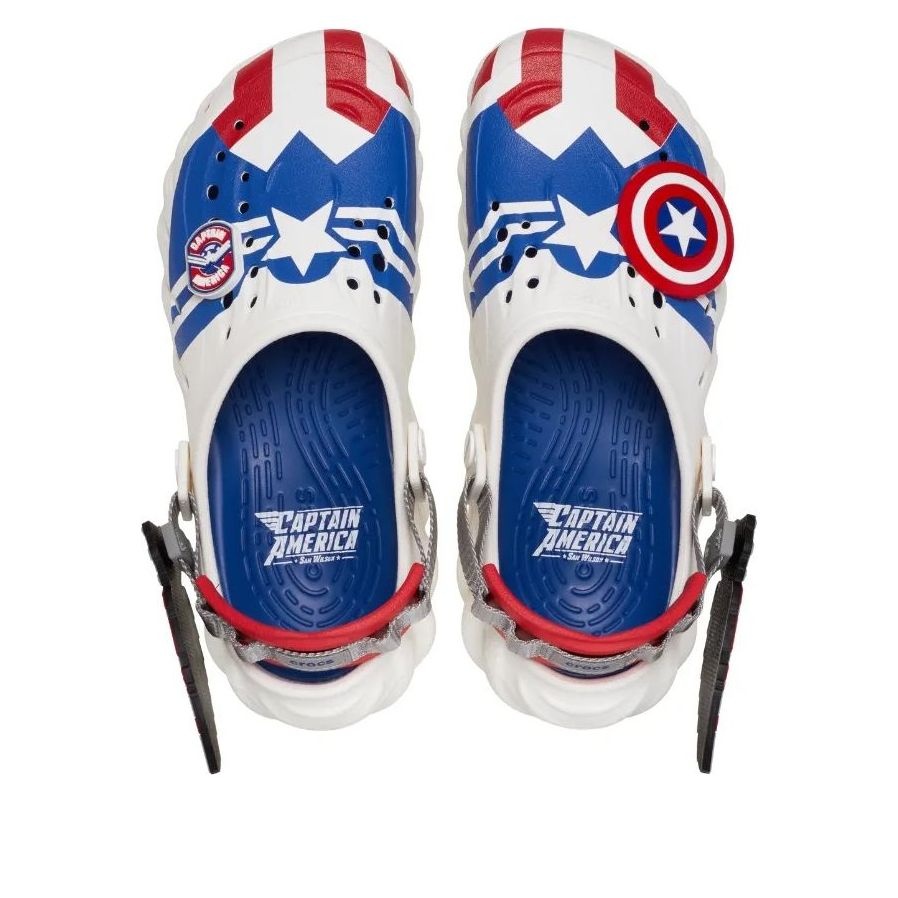 Crocs x Marvel Echo Clog 'Captain America' 209478-100 - 3
