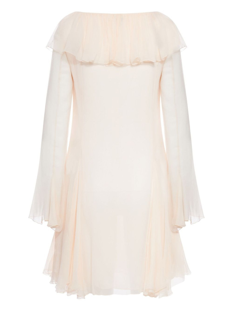 Chloé ruffled mini dress outlook