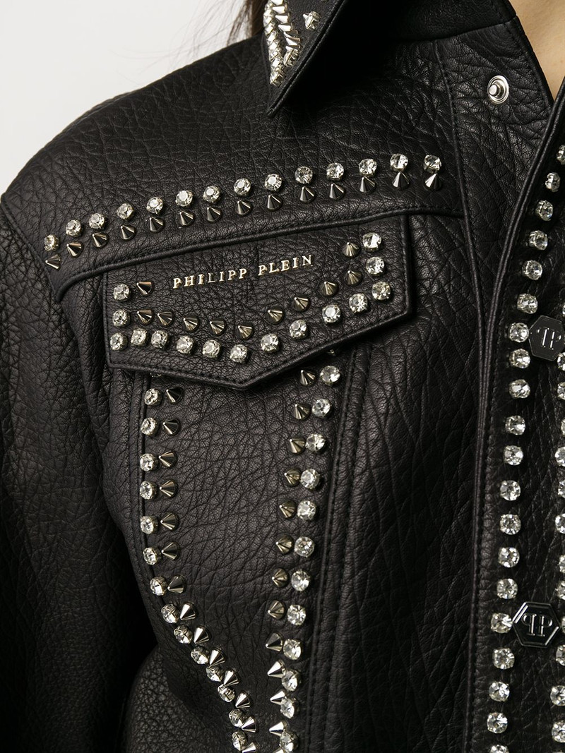 leather skull biker jacket 5