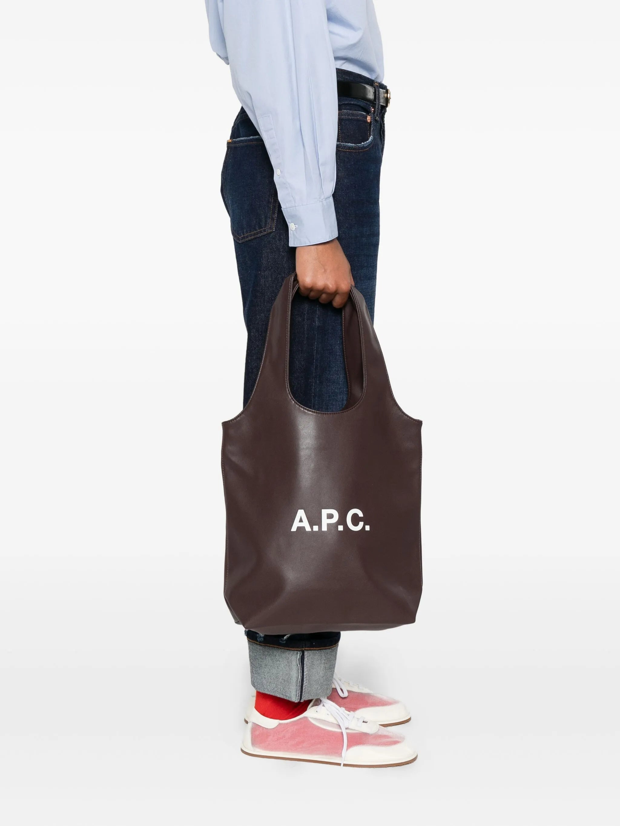 A.p.c. Small Ninon Logo Tote Bag - 4