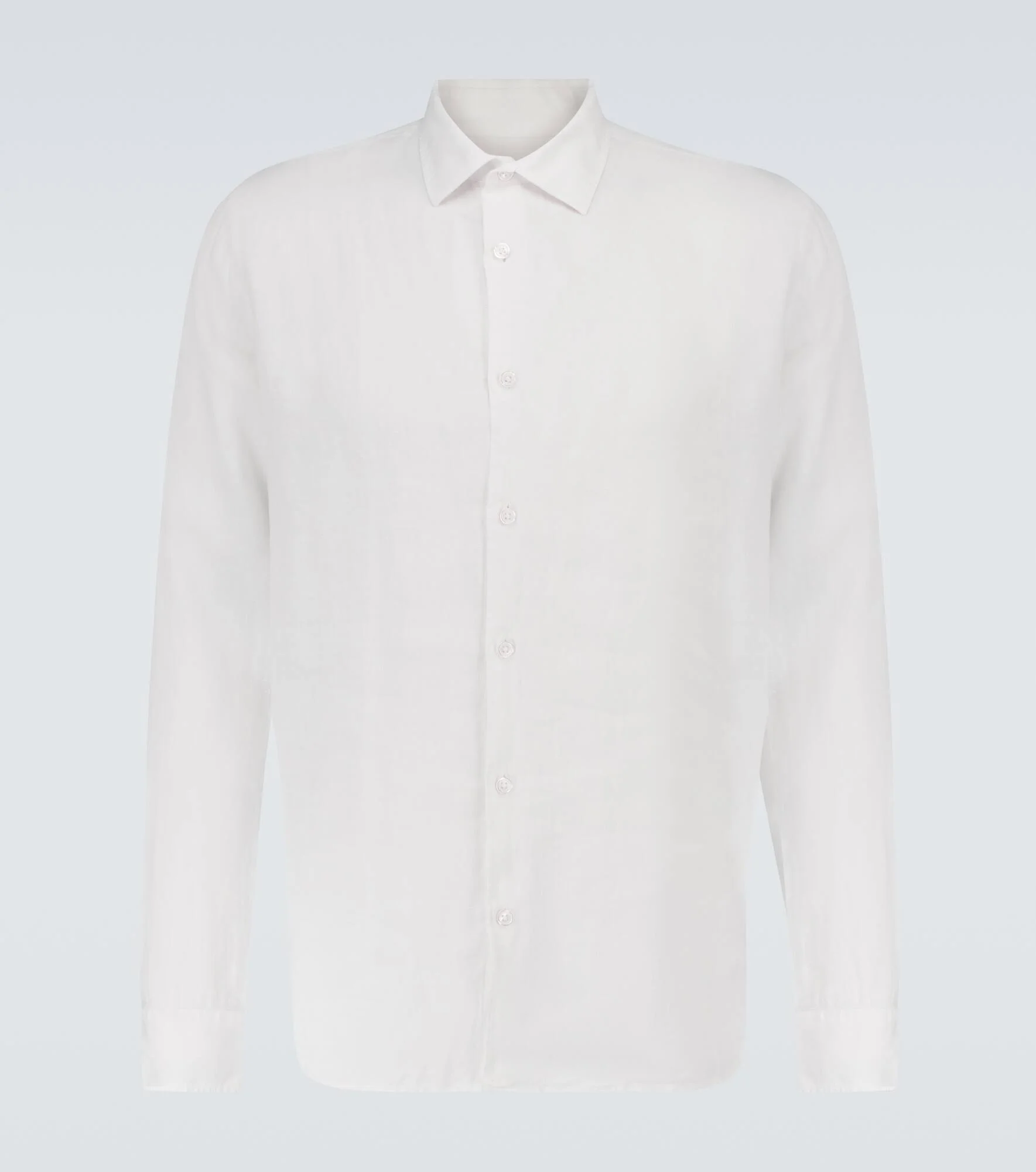 Giles linen long-sleeved shirt - 1