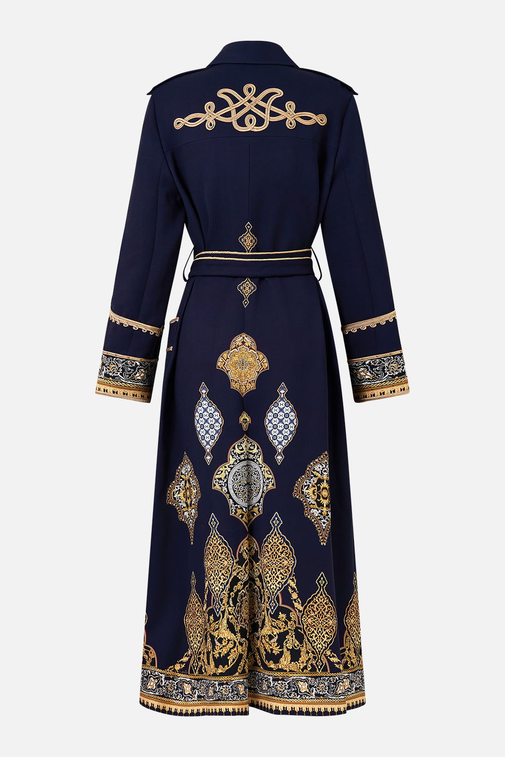 LONG MILITARY COAT - 9