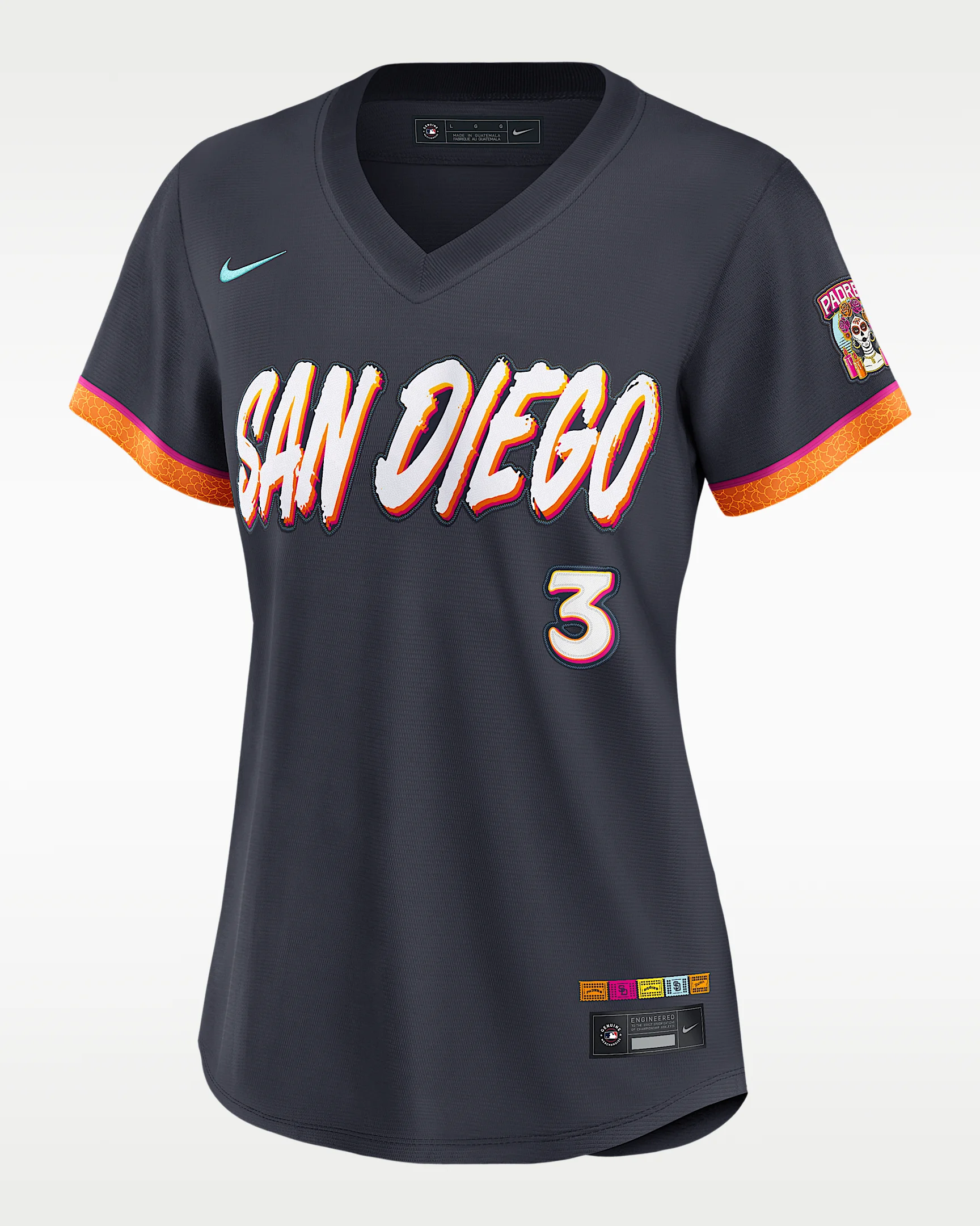 Jackson Merrill San Diego Padres City Connect Women's Nike MLB Stadium Jersey - 1